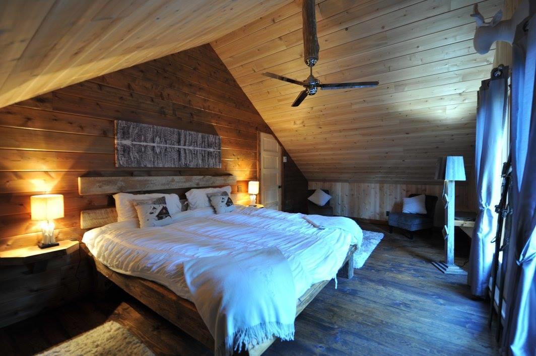 Les Bouleaux - Les Chalets Spa Canada 拉马巴耶 外观 照片