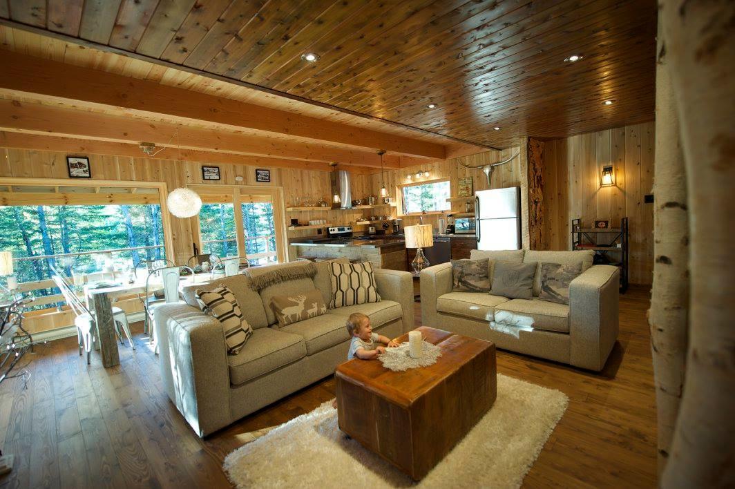 Les Bouleaux - Les Chalets Spa Canada 拉马巴耶 外观 照片