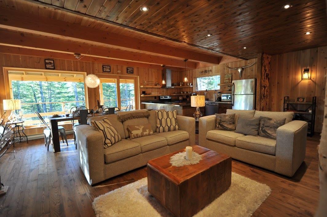 Les Bouleaux - Les Chalets Spa Canada 拉马巴耶 外观 照片