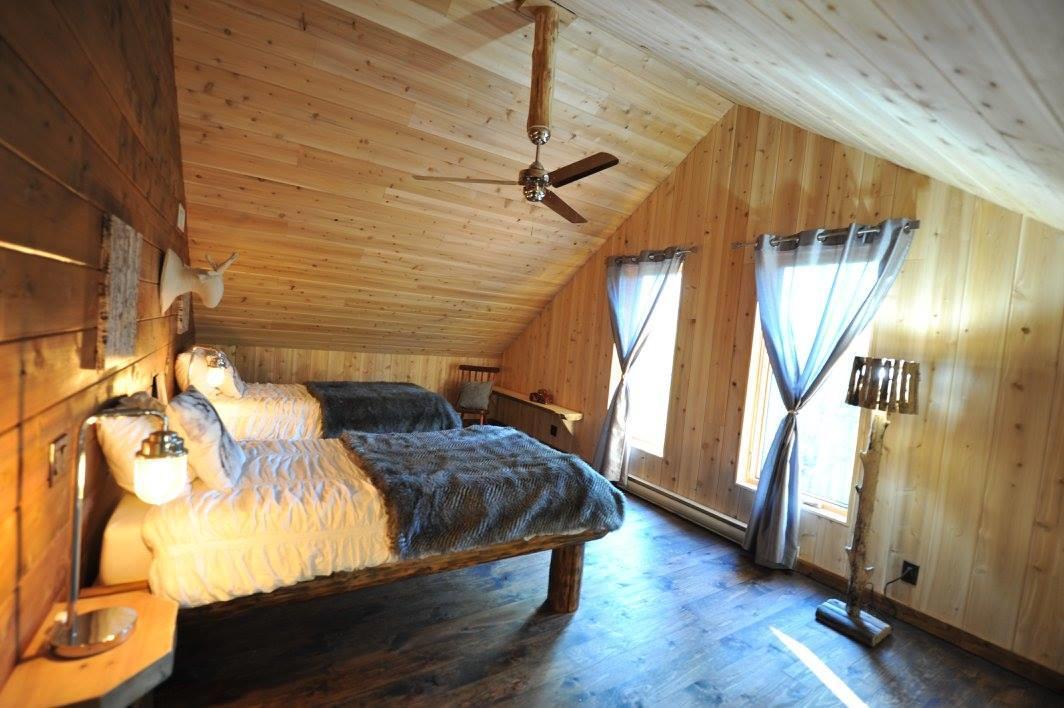 Les Bouleaux - Les Chalets Spa Canada 拉马巴耶 外观 照片