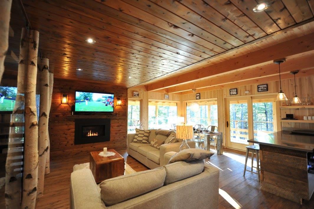 Les Bouleaux - Les Chalets Spa Canada 拉马巴耶 外观 照片