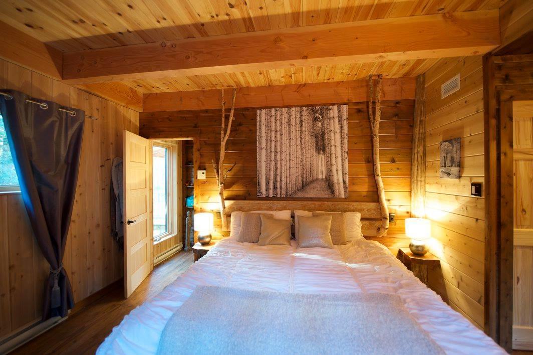 Les Bouleaux - Les Chalets Spa Canada 拉马巴耶 外观 照片