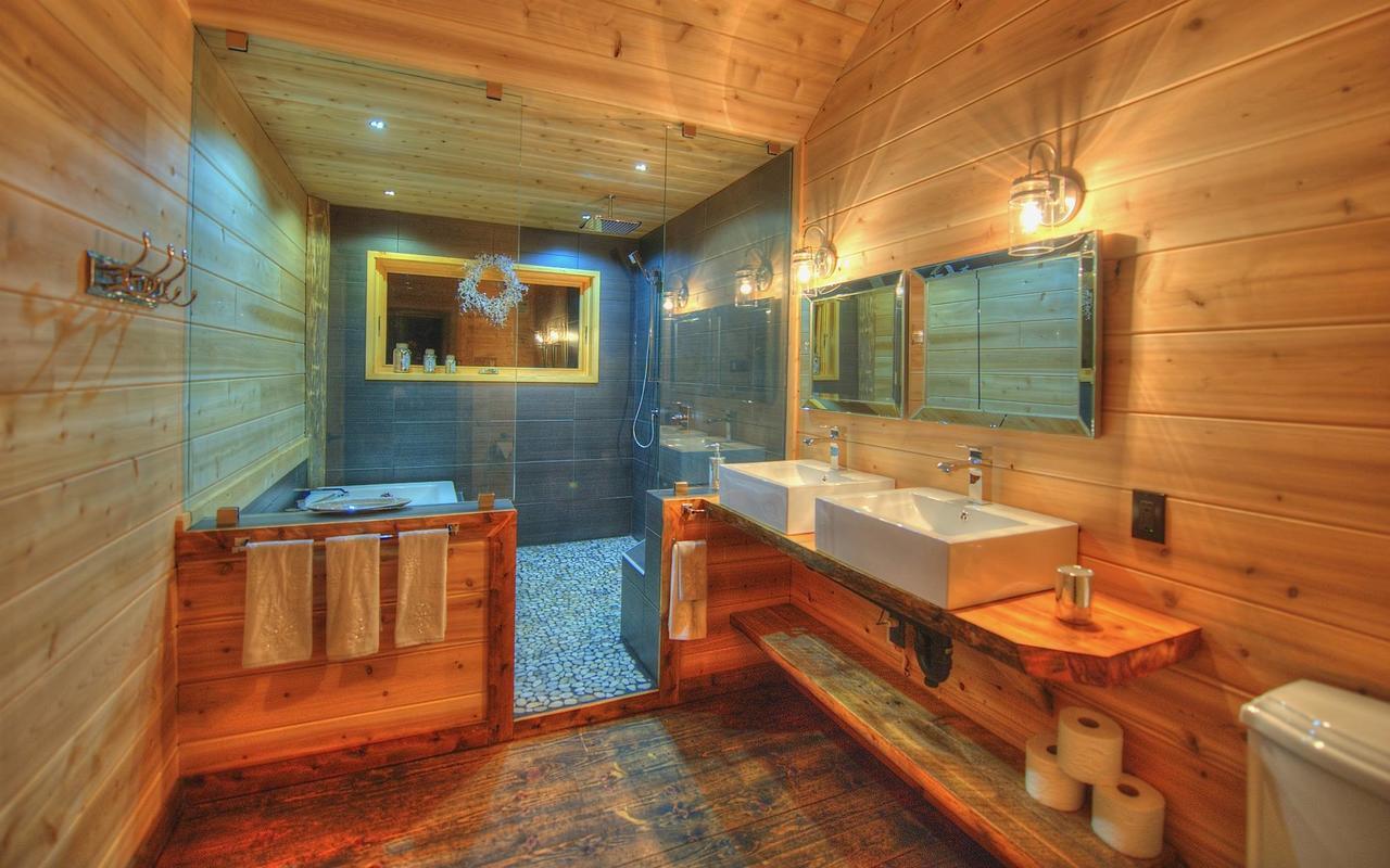 Les Bouleaux - Les Chalets Spa Canada 拉马巴耶 外观 照片