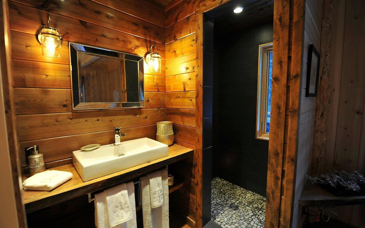 Les Bouleaux - Les Chalets Spa Canada 拉马巴耶 外观 照片
