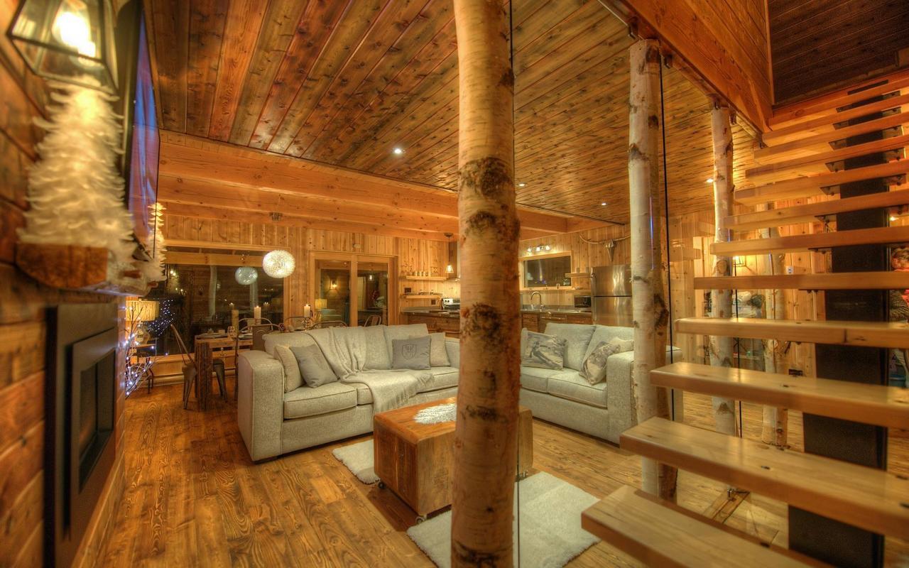 Les Bouleaux - Les Chalets Spa Canada 拉马巴耶 外观 照片