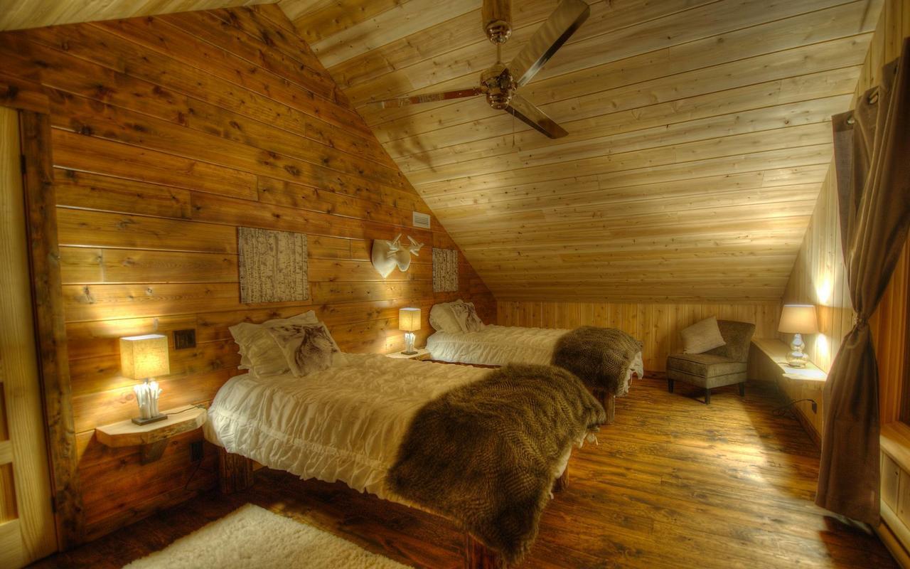 Les Bouleaux - Les Chalets Spa Canada 拉马巴耶 外观 照片